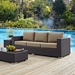 Convene Outdoor Patio Sofa - Espresso Mocha - MOD1971