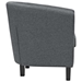 Prospect Upholstered Fabric Armchair - Gray - MOD3391