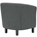 Prospect Upholstered Fabric Armchair - Gray - MOD3391