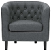 Prospect Upholstered Fabric Armchair - Gray - MOD3391