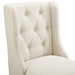 Baronet Tufted Button Upholstered Fabric Bar Stool - Beige - MOD5674