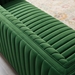 Conjure Channel Tufted Velvet Sofa - Emerald - MOD6015