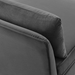 Ardent Performance Velvet Armless Chair - Gray - MOD6281