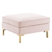 Ardent Performance Velvet Ottoman - Pink - MOD6286