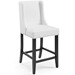 Baron Counter Stool Faux Leather Set of 2 - White - MOD6354