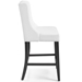 Baron Counter Stool Faux Leather Set of 2 - White - MOD6354