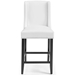 Baron Counter Stool Faux Leather Set of 2 - White - MOD6354