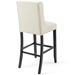 Baronet Bar Stool Upholstered Fabric Set of 2 - Beige - MOD6369