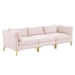 Ardent Performance Velvet Sofa - Pink - MOD6930