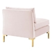 Ardent Performance Velvet Sofa - Pink - MOD6930