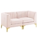 Ardent 8-Piece Performance Velvet Sectional Sofa - Pink - MOD6957