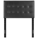 Emily Twin Upholstered Vinyl Headboard - Black - MOD7459