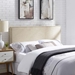 Phoebe Queen Upholstered Fabric Headboard - Beige - MOD7628