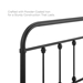 Sage King Metal Headboard - Black - MOD8511