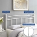 Abigail Full Metal Headboard - White - MOD8522