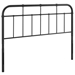 Alessia Full Metal Headboard - Black - MOD8535