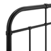 Alessia Full Metal Headboard - Black - MOD8535