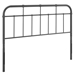 Alessia Full Metal Headboard - Gray - MOD8537