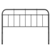 Alessia Full Metal Headboard - Gray - MOD8537