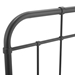 Alessia Full Metal Headboard - Gray - MOD8537