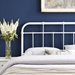 Alessia Queen Metal Headboard - White - MOD8542