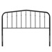 Lennon Full Metal Headboard - Black - MOD8551