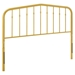 Lennon Queen Metal Headboard - Gold - MOD8556