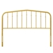 Lennon Queen Metal Headboard - Gold - MOD8556