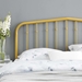 Lennon Queen Metal Headboard - Gold - MOD8556