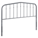 Lennon Queen Metal Headboard - Gray - MOD8557