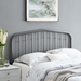 Lennon Queen Metal Headboard - Gray - MOD8557