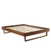 Billie Twin Wood Platform Bed Frame - Walnut - MOD8696