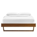 Billie Twin Wood Platform Bed Frame - Walnut - MOD8696