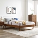 Billie Twin Wood Platform Bed Frame - Walnut - MOD8696