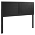 Archie Twin Wood Headboard - Black