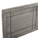 Archie Twin Wood Headboard - Gray - MOD8719