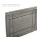 Archie Twin Wood Headboard - Gray - MOD8719