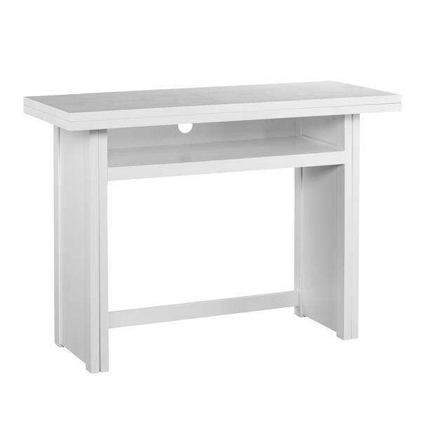 Southern Enterprises Kempsey Convertible Console To Dining Table