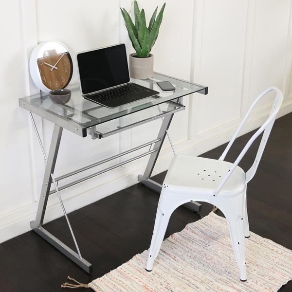 cheap silver desk