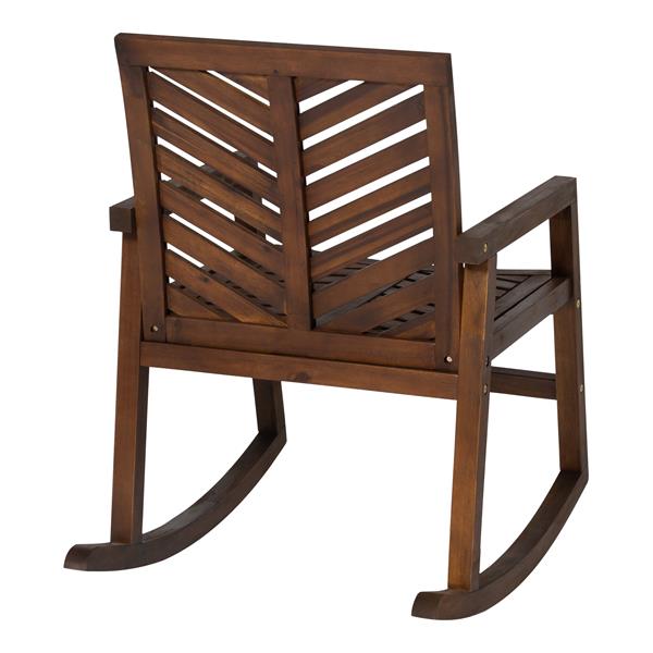 outdoor chevron rocking chair