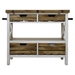 Cassidy Kitchen Island - Distressed White - YHD1360