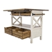 Cassidy Kitchen Island - Distressed White - YHD1360