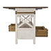 Cassidy Kitchen Island - Distressed White - YHD1360