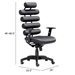 Unico Office Chair Black - ZUO4297