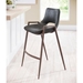 Desi Black Counter Chair - Set of Two - ZUO5019