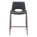 Desi Black Counter Chair - Set of Two - ZUO5019