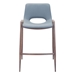 Desi Gray Counter Chair - Set of Two - ZUO5020