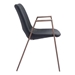 Desi Black Dining Chair - Set of Two - ZUO5022