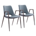 Desi Gray Dining Chair - Set of Two - ZUO5023