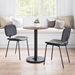 Alto Brown and Black Bistro Table - ZUO5047